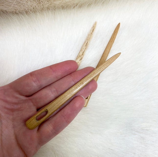 Wooden Mitten needle