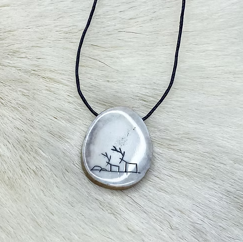 Pendant with Sámi symbol