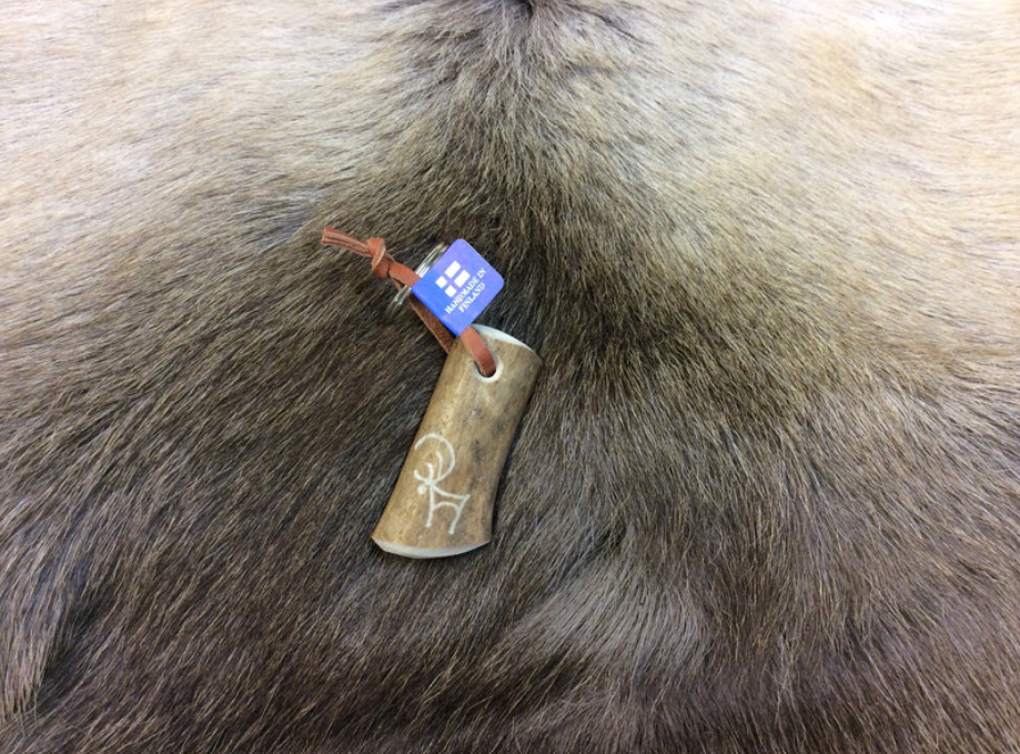 Reindeer Antler Keyring